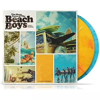 THE BEACH BOYS The Many Faces Of The Beach Boys Blue And Yellow 2 X Vinyl Lp NEW • $59.99