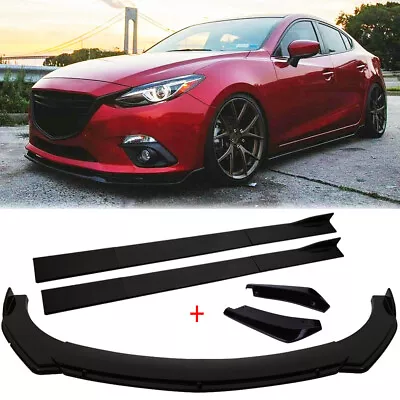 $179.11 • Buy Front Bumper Lip Spoiler /Side Skirt/ Rear Canards For Mazda3 Sport /Hatchback