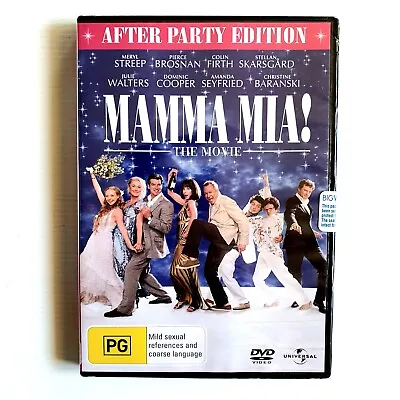 Mamma Mia! | After Party Edition DVD 2008 Musical Meryl Streep Region 4 • $8.48