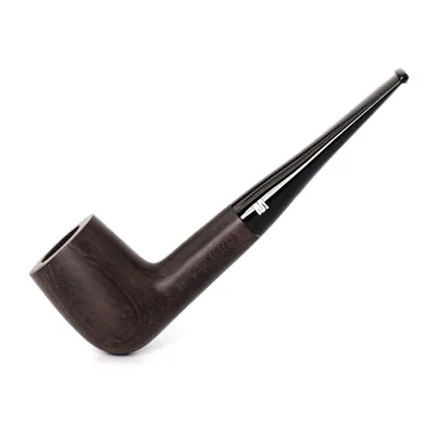 Ebony Wood Tobacco Pipe Handmade Billiard Smoking Pipe 9mm Filter Straight Stem • $36.29