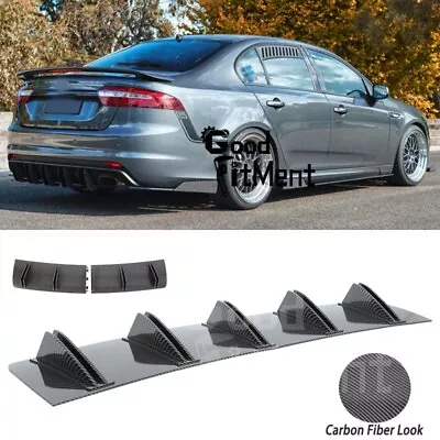 For Ford Falcon FG X Carbon Fiber Rear Diffuser Fins Bumper Lip Splitter Spoiler • $53.64