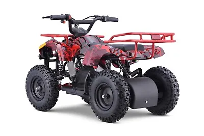 Red Flame Kids Youth 36V 500W ATV 4 Wheeler Electric Battery Ride On Mini Quad • $778