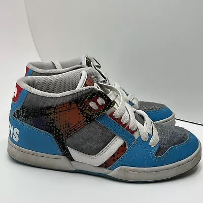 Osiris Nyc 83 Vulc Womens  Blue / Gray / Red Fire 🔥 Skateboard Shoes • $45