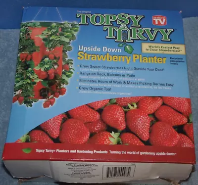 Topsy Turvy Upside Down Strawberry Planter AS SEEN ON TV NIB • $7.99