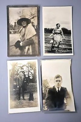 Vintage Photograph: Maidstone/Kent Man & Woman Spaniel Dog 1920's Fashion • $6.22