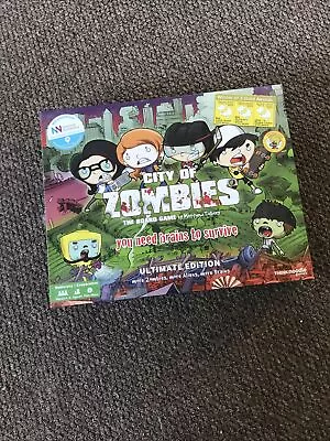 *99% Complete* City Of Zombies Numeracy Board Game By Matt Tidbury • £9.99
