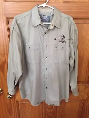 Vintage? Mens Fishing Shirt Medium Cheyenne River Embroidered The Equinox 1769  • $15