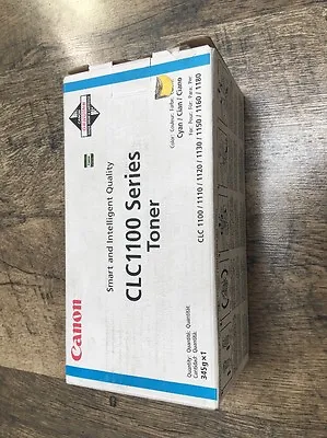 Clc1100 Clc-1100  Cyan Canon New Genuine Original Toner Cartridge • £9.99