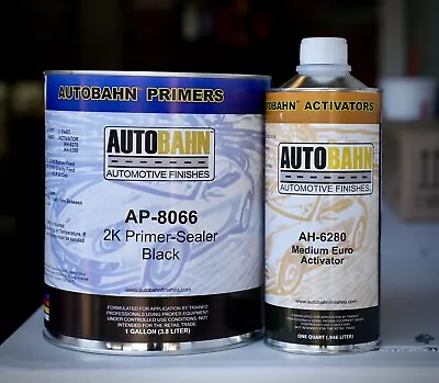 Autobahn 2K Primer Sealer Black GALLON Kit! Auto Car Paint AP - 8066/ High Teck • $134.99