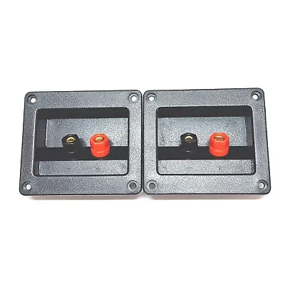 £6.95 • Buy Speaker Terminal Panel Binding Posts Socket X2 HQ
