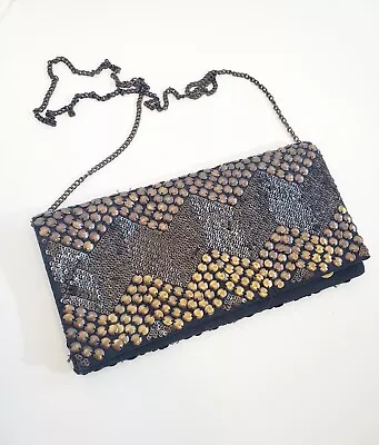 Ecote Beaded And Sequin Crossbody Purse • $20