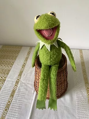 Vintage Kermit The Frog Toy 70s 80s Muppets Jim Henson Collectible Plush • $79