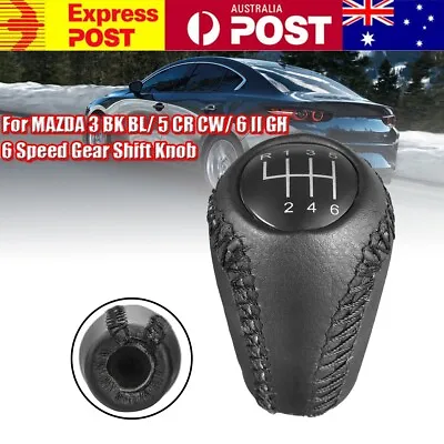 6 Speed Gear Shift Knob Stick Shifter Head For MAZDA 3 BK BL 5 CR CW 6 II GH AU • $17.99