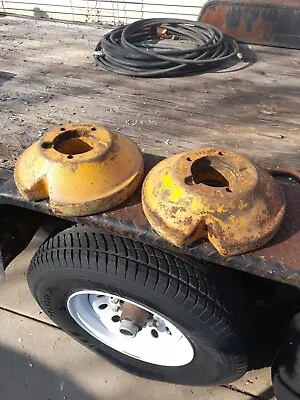 Vintage Gardenlawn Tractor 12  Wheel Weights Pair 50 Lbs Each Part # 209306 • $235