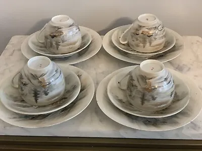 Antique Japanese Porcelain Tea Set • £15