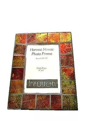 Infusion Harvest Mosaic7 By 9   Picture Photo Frame.  Holds S4 By 6  Photo. • $9.99