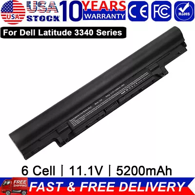 Battery/Charger For Dell Latitude 3340 3350 V131 2nd Generation H4PJP YFDF9 5MTD • $23.99