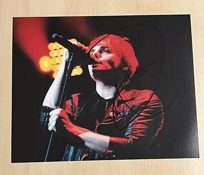 GERARD WAY SIGNED MY CHEMICAL ROMANCE BAND 8x10 PHOTO AUTOGRAPHED SINGER COA • $424.99