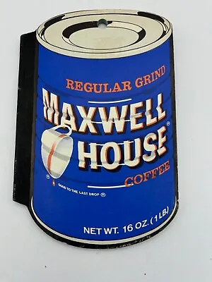 Vintage Maxwell House Coffee Can Memo Note Pad Advertisement Gift W Blue Paper • $12.99