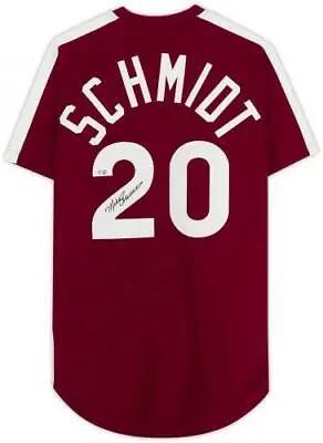 FRMD Mike Schmidt Phillies Signed Maroon Mitchell & Ness Authentic Jersey • $849.99