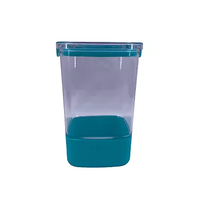Ello Plastic Food Storage Canister W/Airtight Lid 9 Cups Teal • $9.98
