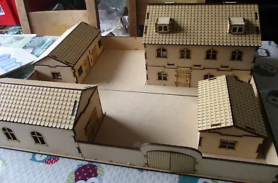 28mm LARGE Walled Farm Including House/Barn/Shed/Stables WW2 Fantasy Historical • £35