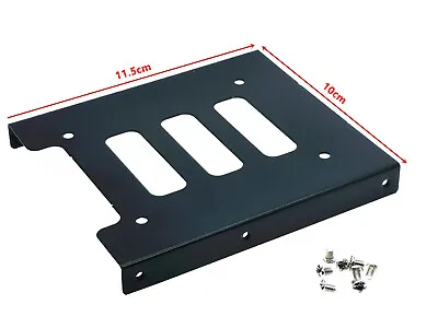 $4.59 • Buy 1x PC Metal 2.5  To 3.5  SSD To HDD Mounting Adapter Bracket Hard Drive Holder