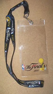 2014 NBA The Finals Ticket Holder Lanyard W/ I Was There Pin Basketball • $12