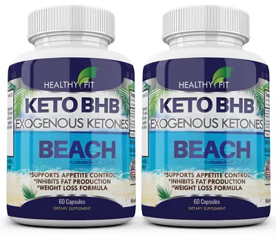 2 X Keto 2250mg Diet Pills Advanced Weight Loss That Burn Fat Carb Blocker BHB • $17.76