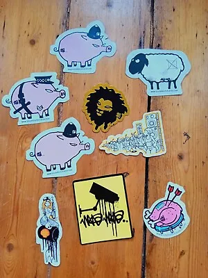 Mau Mau 9 Street Art Stickers  Set 2 Sheep Flying Pig Unsigned Print Poster • £9