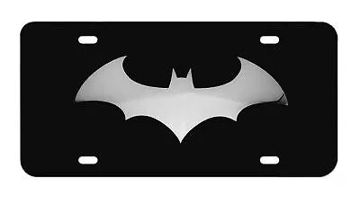 Batman Stainless Steel On Black License Plate • $36.95