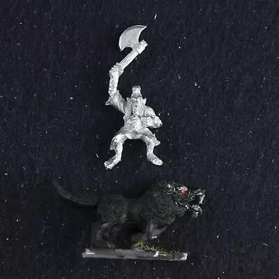Hobgoblin Wolf Rider W/ Axe Chaos Dwarfs Metal Citadel Dwarf Dwarves 90s G83 • £21.99