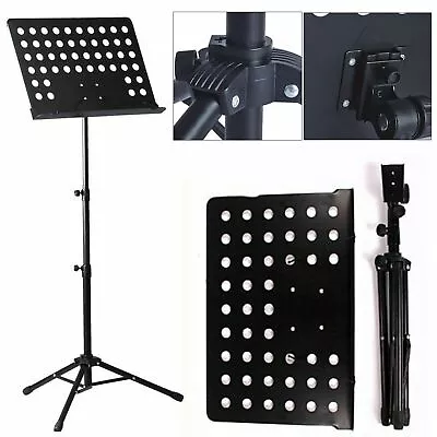 New Music Stand Adjustable Heavy Duty Orchestral Folding Sheet Stand Tripod Base • $16.99