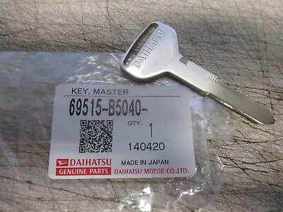 Daihatsu Blank Master Key S200P S210P S201P S211P Mini Truck 69515-B5040 • $61.65