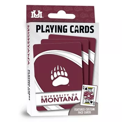 Montana Grizzlies Playing Cards - 54 Card Deck • $6.70