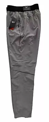 REEBOK Men's Performance Active Pull On Lulu Pants Sleet Gray M L XL REM23PA3300 • $32
