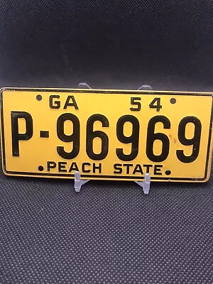 1954 Georgia Mini State License Plate Bicycle Tag Wheaties Cereal • $9.50