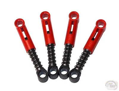 LEGO Technic - 6.5L Shock Absorber X 4 - Normal Spring - Red - New (731c05) • $36.18