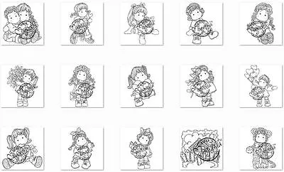 SWEET CRAZY LOVE COLLECTION By Magnolia-Unmounted Rubber Stamp-Stamping Craft • $13.99