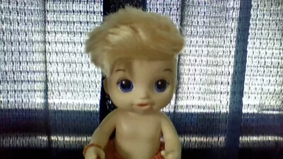 2017 Baby Alive Sweet Spoonful RARE Doll With Outfit - Blonde Hair Blue Eyes Boy • $40