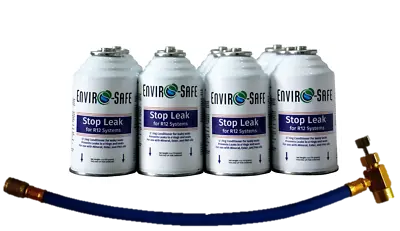 Stop Leak For R12 Envirosafe Stopleak 12 Cans & Hose • $95