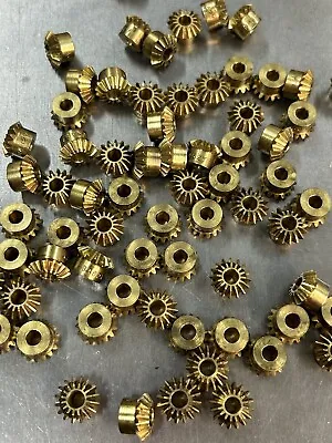 Qty 1 Set Boston Gear G462y Brass 32 Pitch 16 Teeth Miter Gear Set 1:1 Ratio • $55