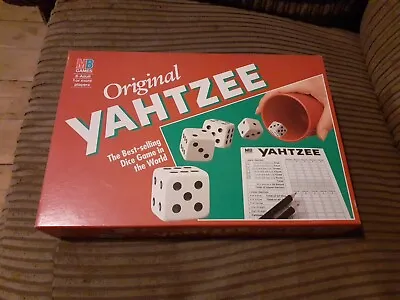 Original Yahtzee Dice Game Vintage Complete MB Games 1994 • £10