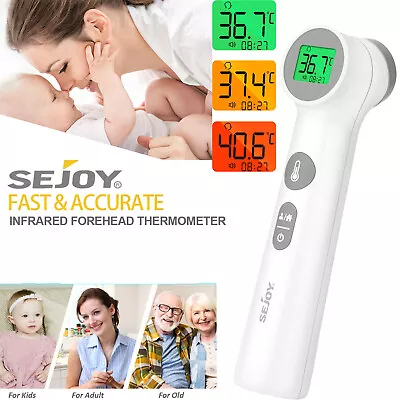 SEJOY Digital Infrared Forehead Thermometer Touchless Adult Baby Temperature Gun • $24.99