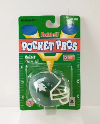 Vintage 1997 Riddell POCKET PROS Michigan State Spartans Mini-Helmet NEW! RARE! • $19.95