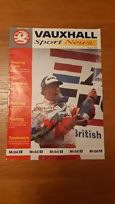 Vauxhall Sport News August 1995 Brochure John Cleland BTCC • £9.95