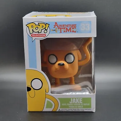 Jake The Dog #33 ~ Funko Pop Television Adventure Time Vaulted In Protector • £52.23