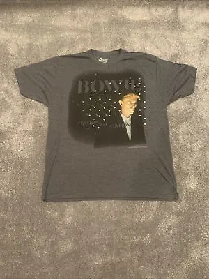 STATION TO STATION - David Bowie Short Sleeve T-Shirt - Grey  (size XX Large) • £19