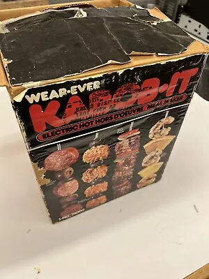 Wear Ever Kabob It Vertical Cooker Machine Including 6 Skewers. Read Description • $20