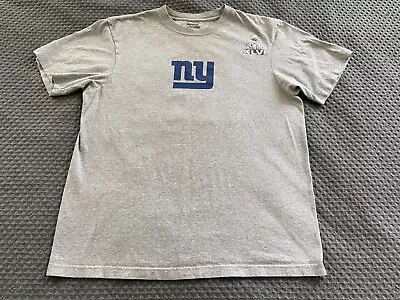 New York Giants Cruz Shirt Adult Large Gray Lightweight Graphic • $16